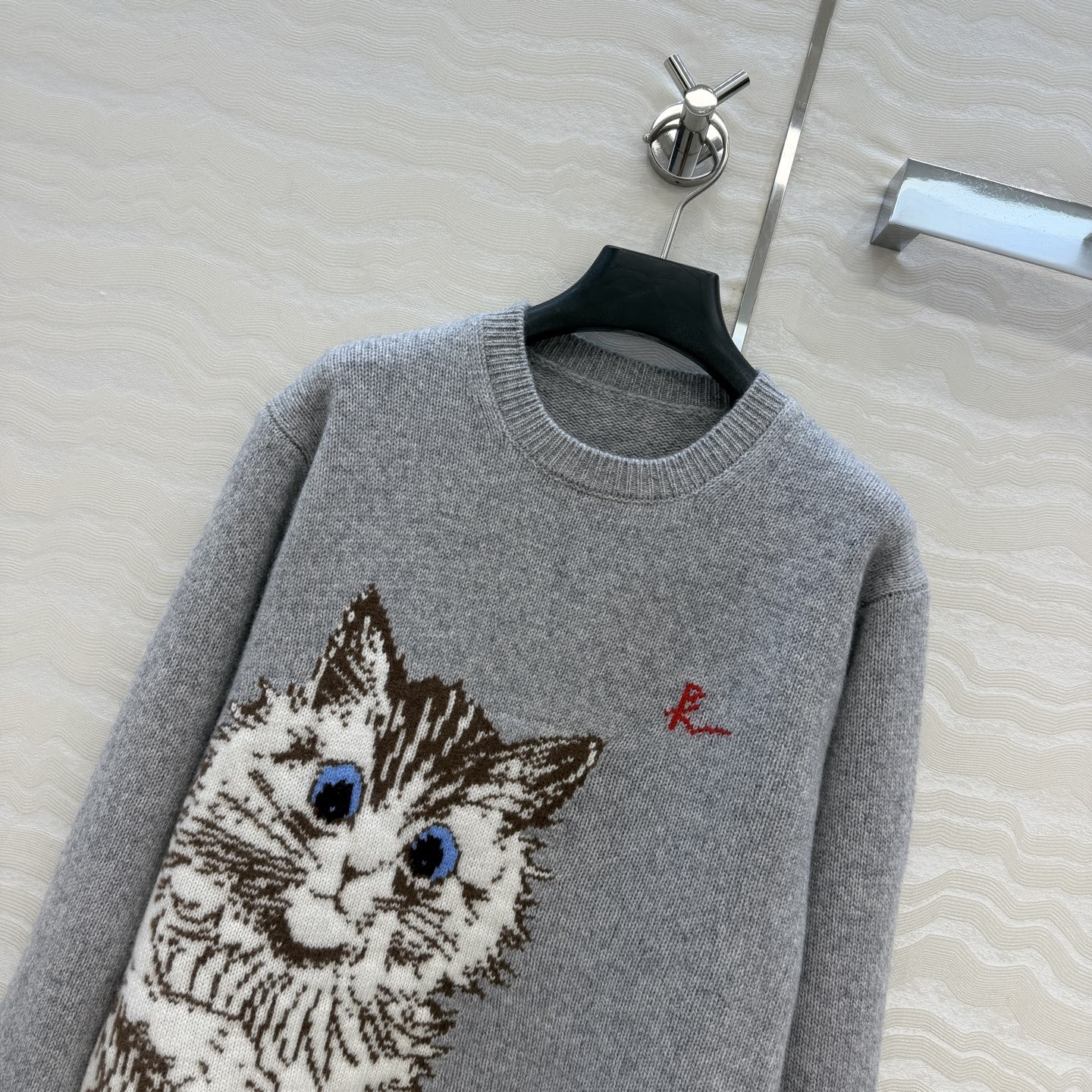 高端原单品质❤️ER26早秋森林派对新品系列猫咪毛衣，重工艺嵌花羊绒！喵星人呈现欢乐充满活力的氛围感！定制花纱进口70羊