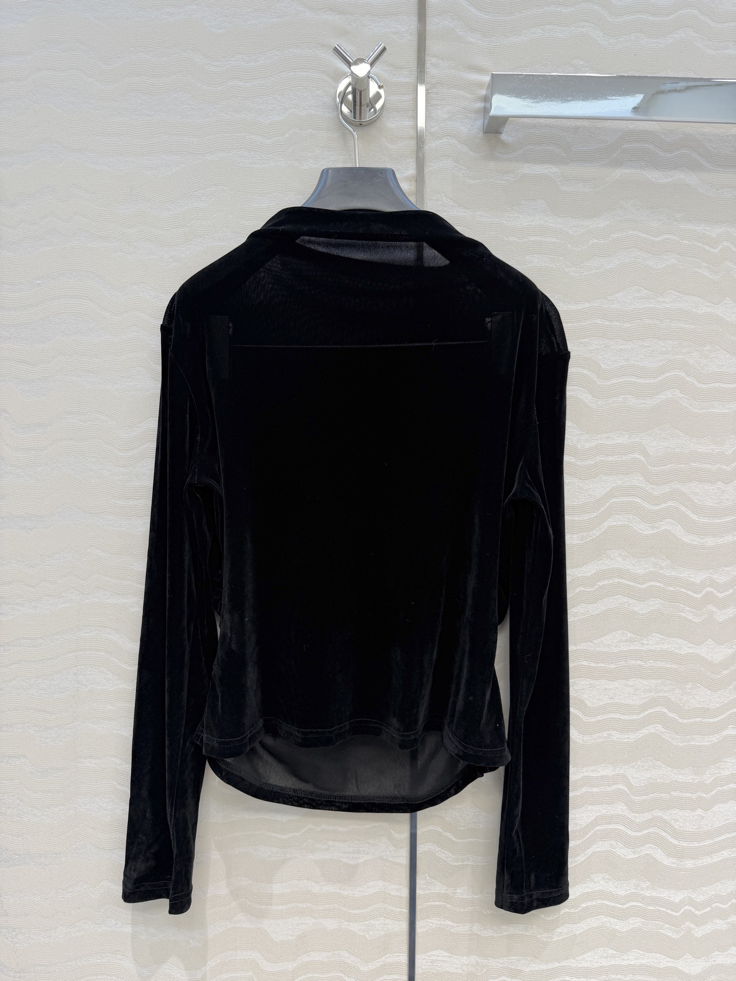 独家首发❤️原单品质，Row风纸片人穿搭！半堆领打底衫！定制面料！进口植绒工艺超薄醋酸面料轻盈柔软手感细腻。侧腰捏褶设计