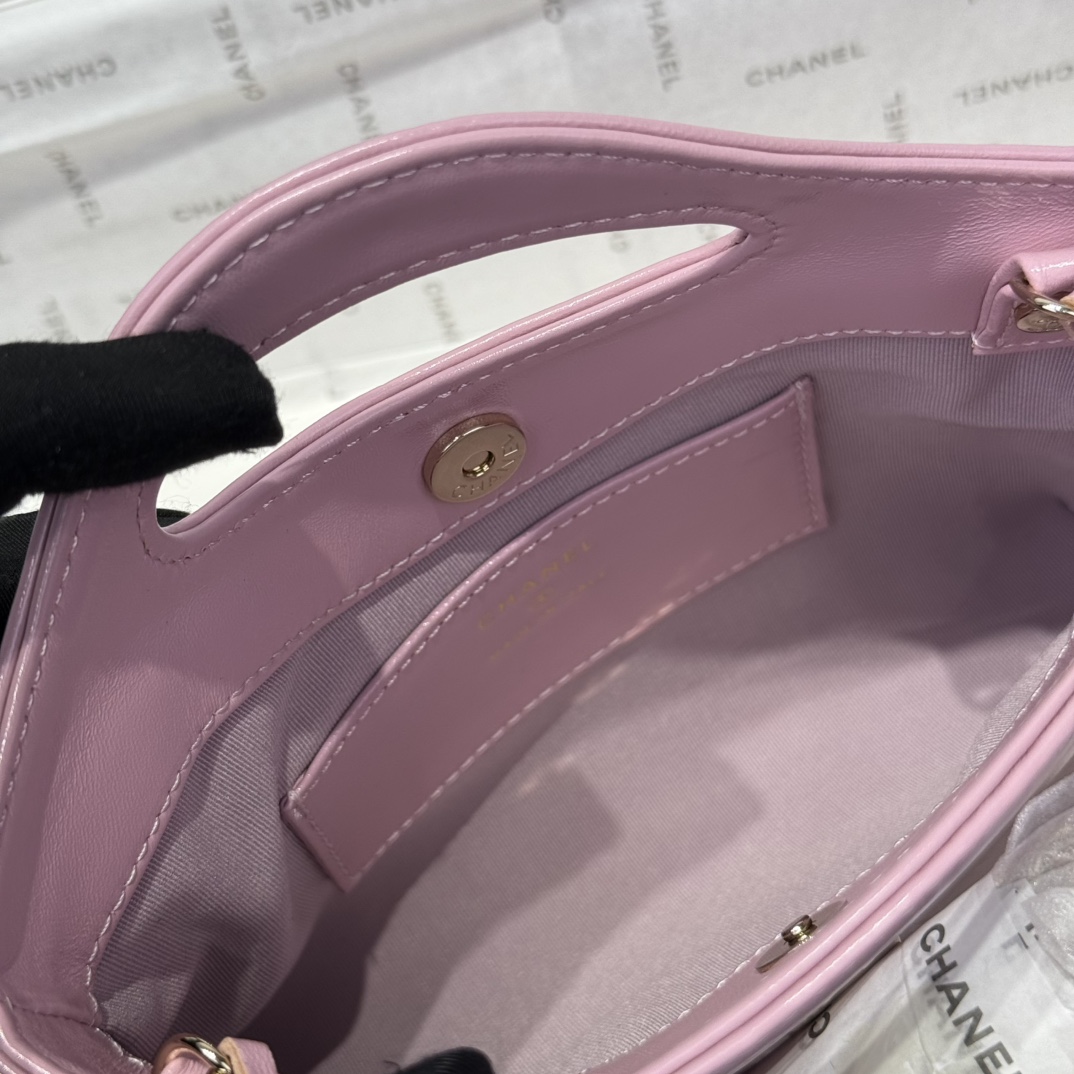 Chanel 25s 31 Bag Nano Pink Quilted Leather Top Handle Crossbody AS3656 6 i1742967343 4740 3
