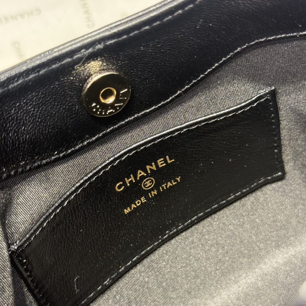 Chanel 31 Bag Nano Black Quilted Leather Top Handle Clutch AS3656 9 i1742967418 8276 2