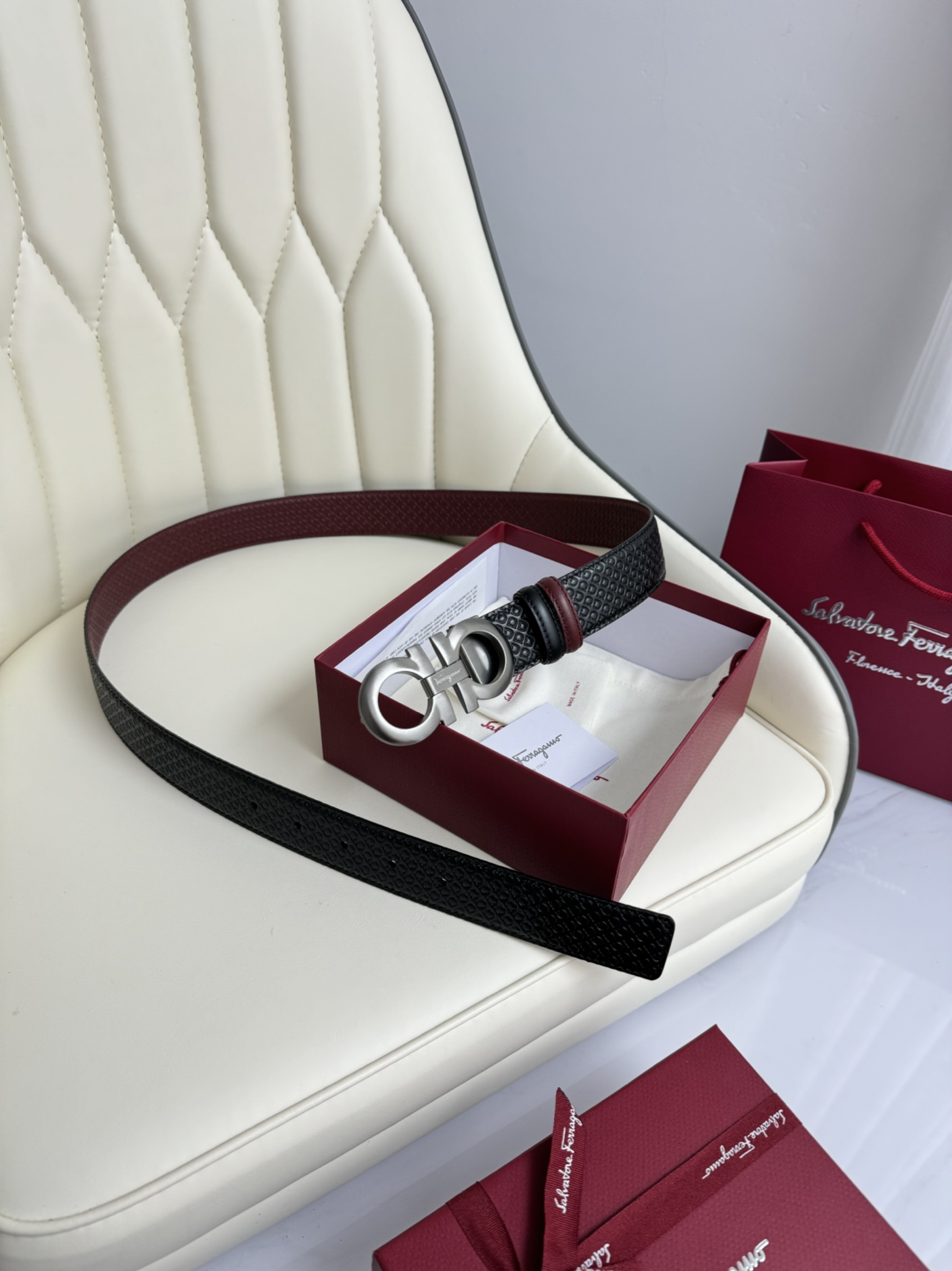 菲拉格慕 Ferragamo 高定典藏经典高奢皮具手袋托特包斜挎包女包 #FB48AAE8 3