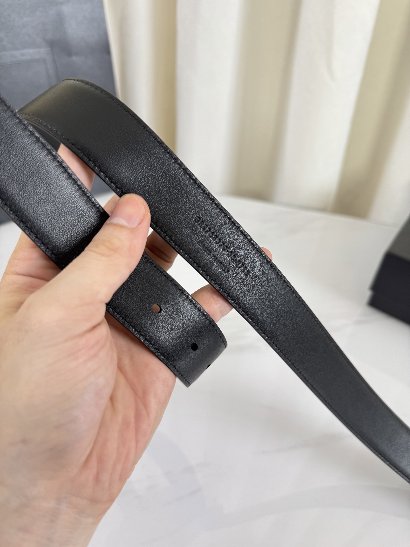 2025 开春秀款Saint Laurent 圣罗兰女士腰带皮带 原厂真金电渡扣头，意大利原厂皮，宽3.