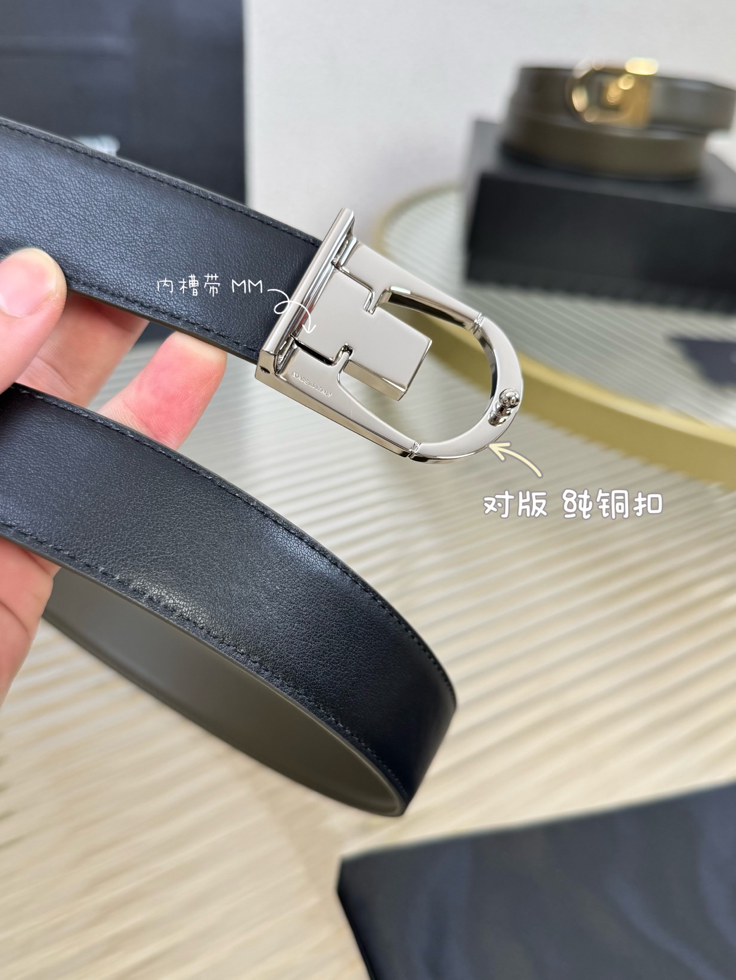 생로랑 벨트 58386 Saint Laurent Belt 상세 이미지 5