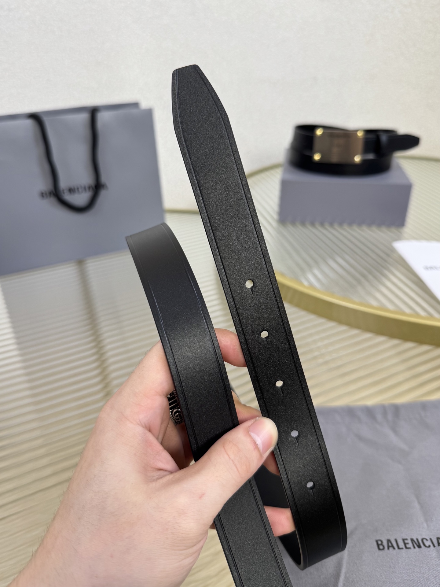 발렌시아가 카프스킨 벨트 상세 이미지 8
