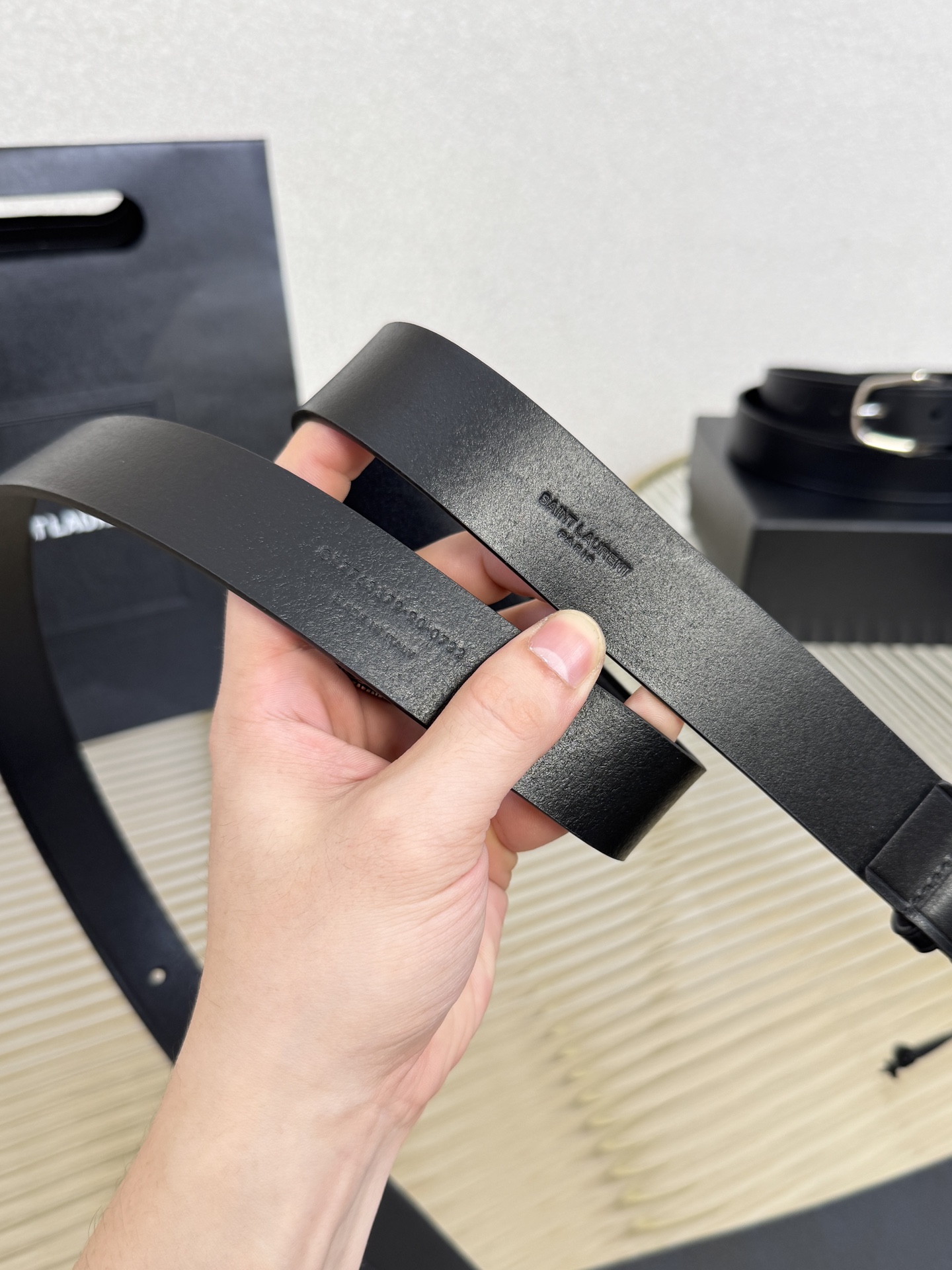 2025 开春秀款Saint Laurent 圣罗兰女士腰带皮带 原厂真金电渡扣头，意大利原厂皮，宽3.