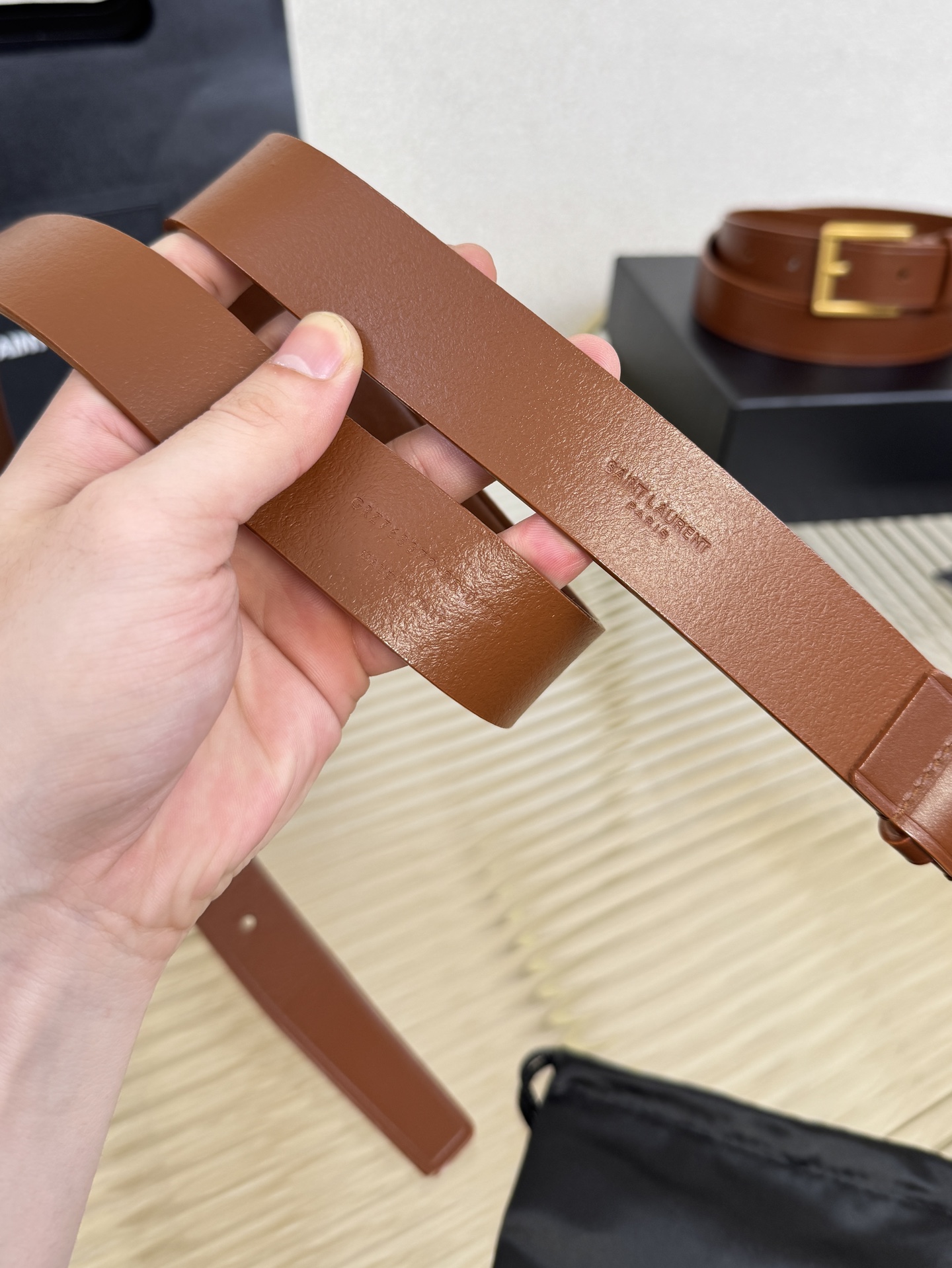2025 开春秀款Saint Laurent 圣罗兰女士腰带皮带 原厂真金电渡扣头，意大利原厂皮，宽3.0cm，代购级。🅿️170