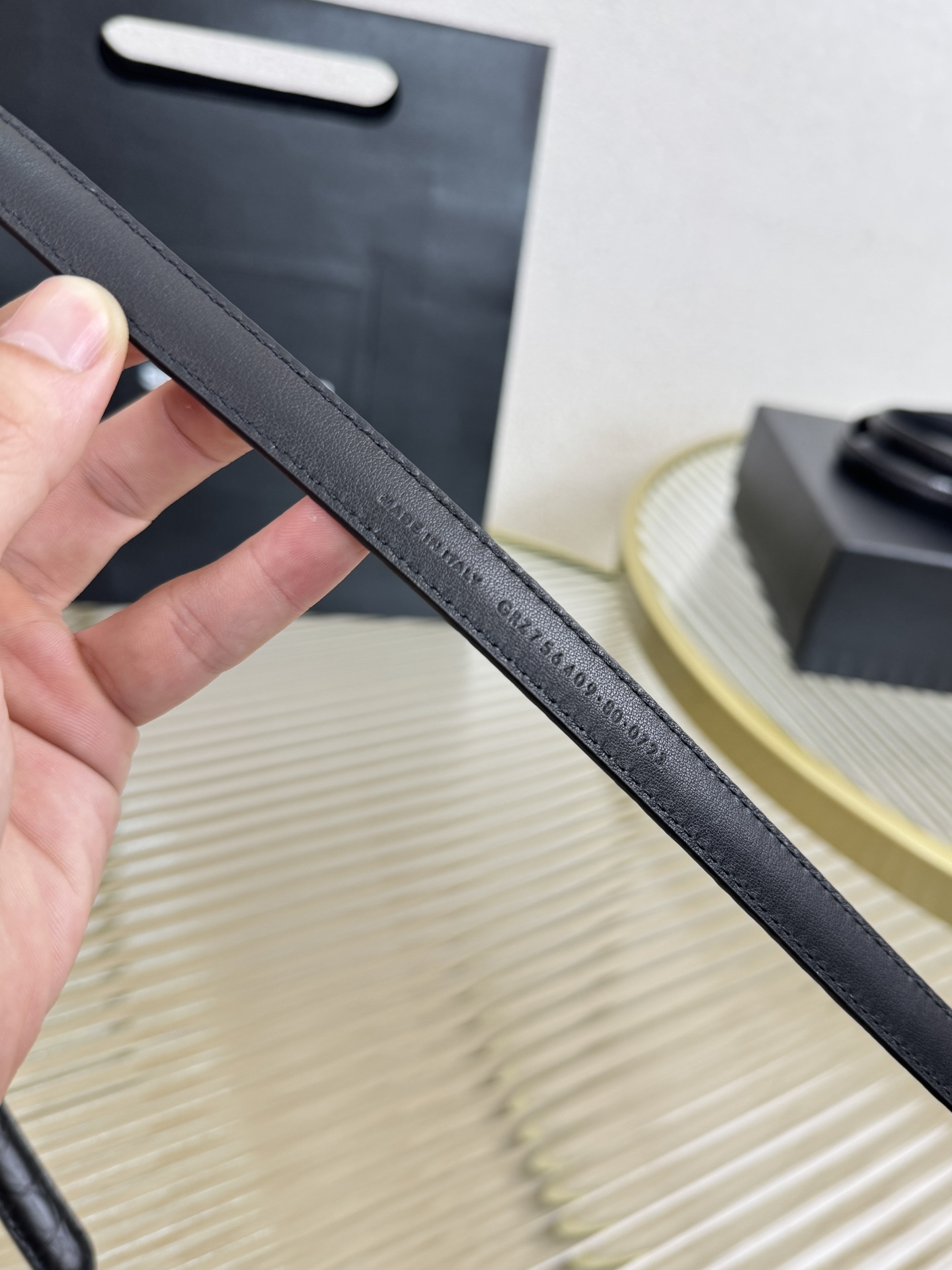 2026 开春秀款Saint Laurent 圣罗兰女士腰带皮带 原厂真金电渡扣头，意大利原厂皮，宽1.