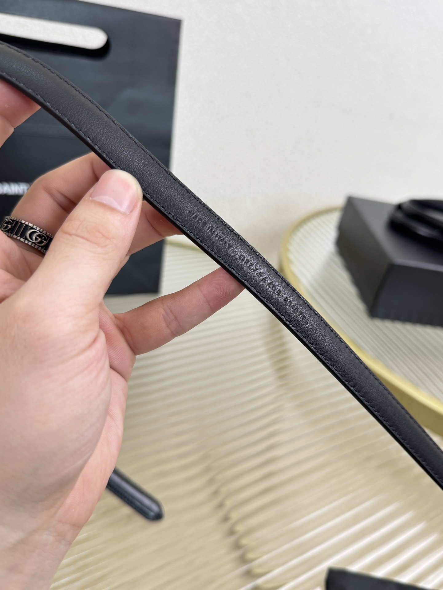 2026 开春秀款Saint Laurent 圣罗兰女士腰带皮带 原厂真金电渡扣头，意大利原厂皮，宽1.