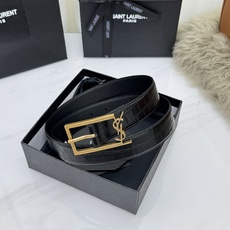 Saint Laurent 圣罗兰女士腰带皮带 原厂真金电渡扣头,意大利原厂皮,宽3.0cm,代购级。 Saint Laurent 圣罗兰女士腰带皮带 原厂真金电渡扣头,意大利原厂皮,宽3.0cm,代购级。