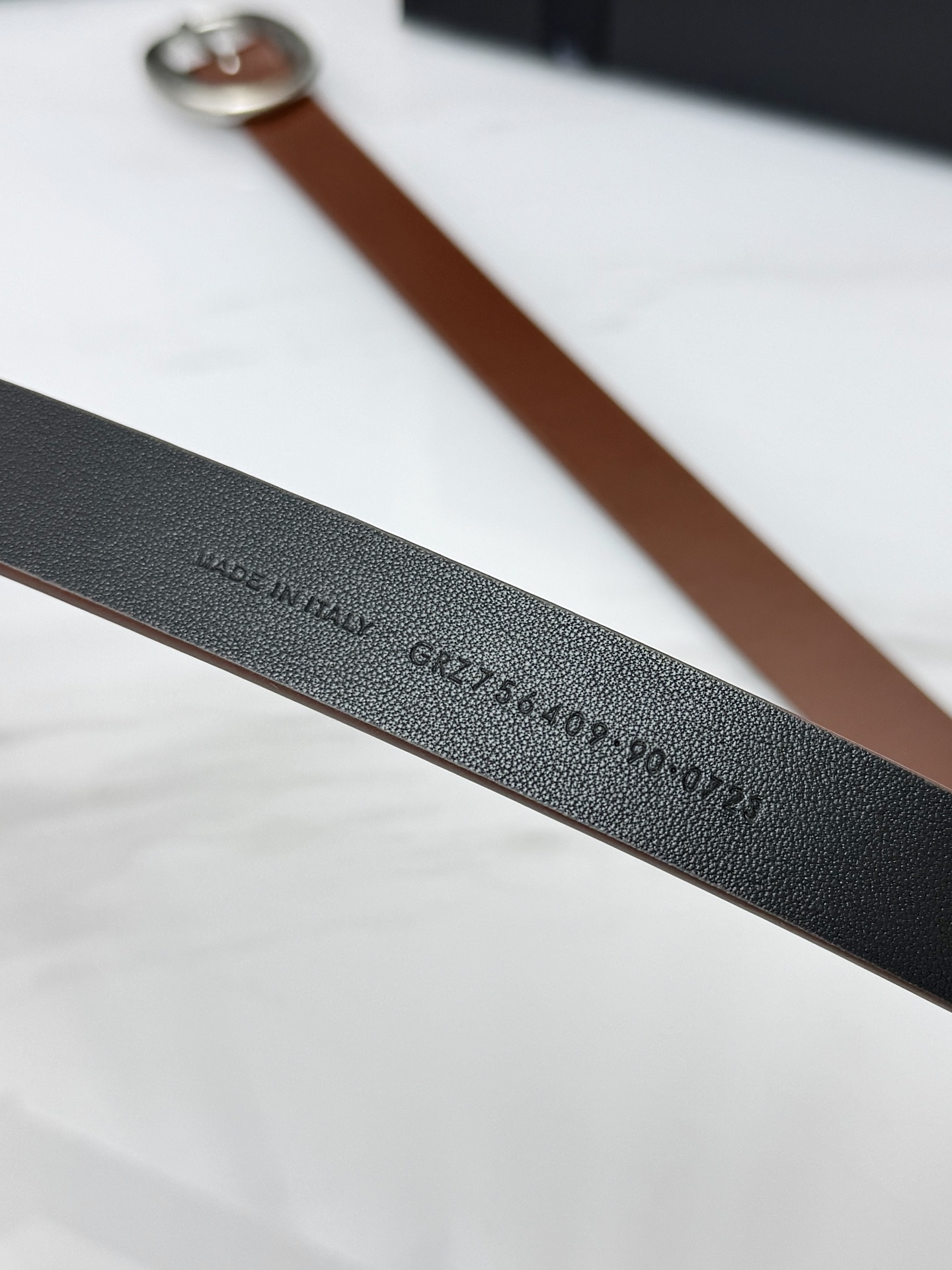 Saint Laurent 圣罗兰女士腰带皮带 原厂真金电渡扣头，意大利原厂皮，宽2.0cm，代购级。