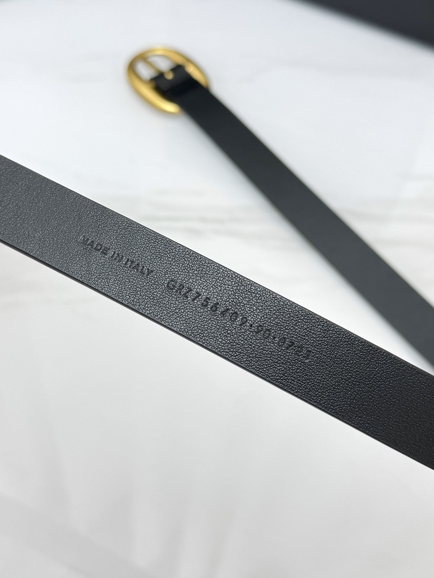 Saint Laurent 圣罗兰女士腰带皮带 原厂真金电渡扣头，意大利原厂皮，宽2.0cm，代购级。