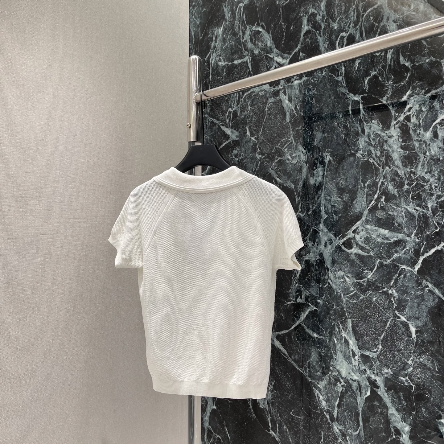 Acne 26夏季新款 针织Polo衫 海鸥领设计优雅又有型 胸前品牌刺绣低调提升辨识度 短袖简约百搭 