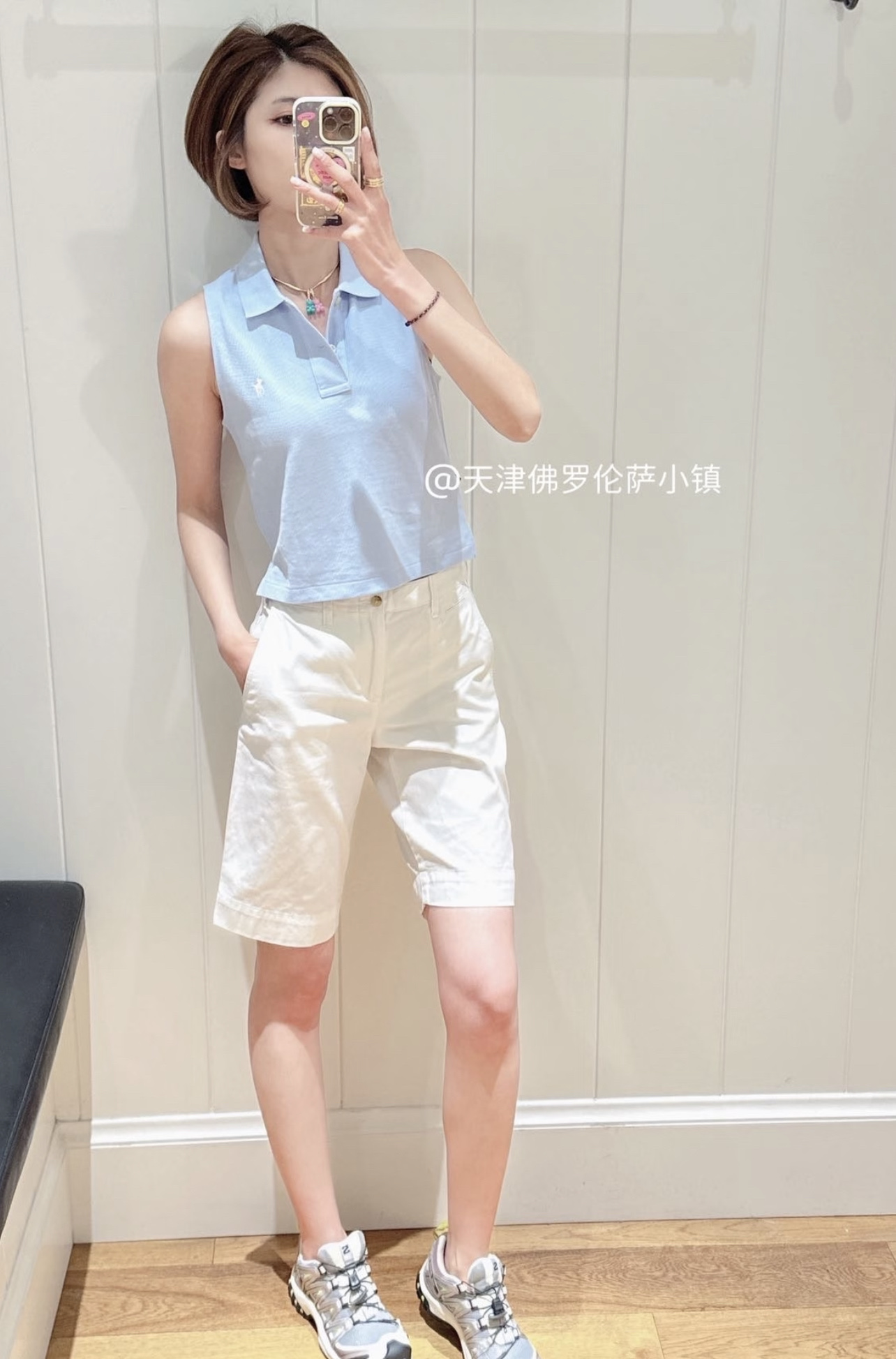 拉夫 26夏季新款 无袖Polo背心 标志性翻领+三粒扣门襟 左胸小马刺绣logo超有辨识度 轻松打造”