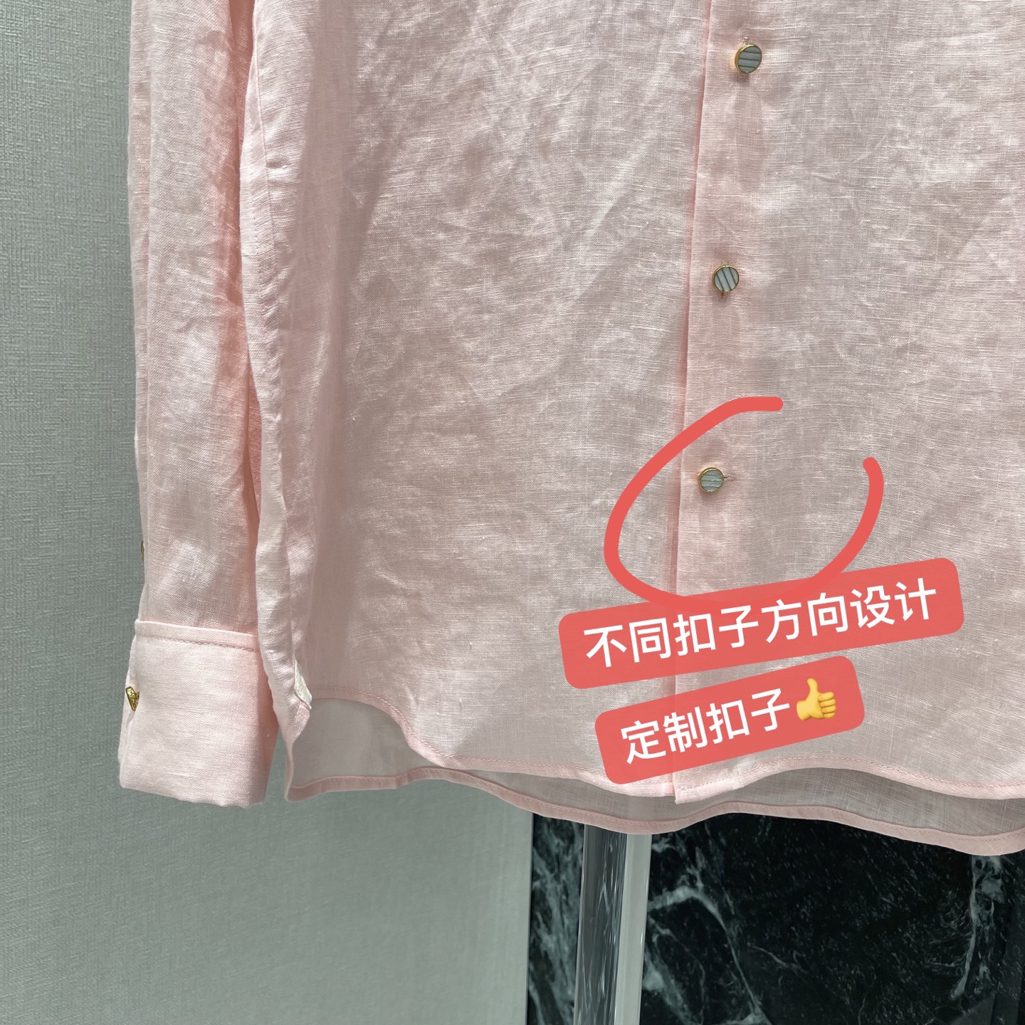 lp🌟 26夏季新款 亚麻衬衫 选用高品质亚麻 轻盈透气 春夏穿超舒服!低饱和樱花粉和浅蓝色温柔显白 黄