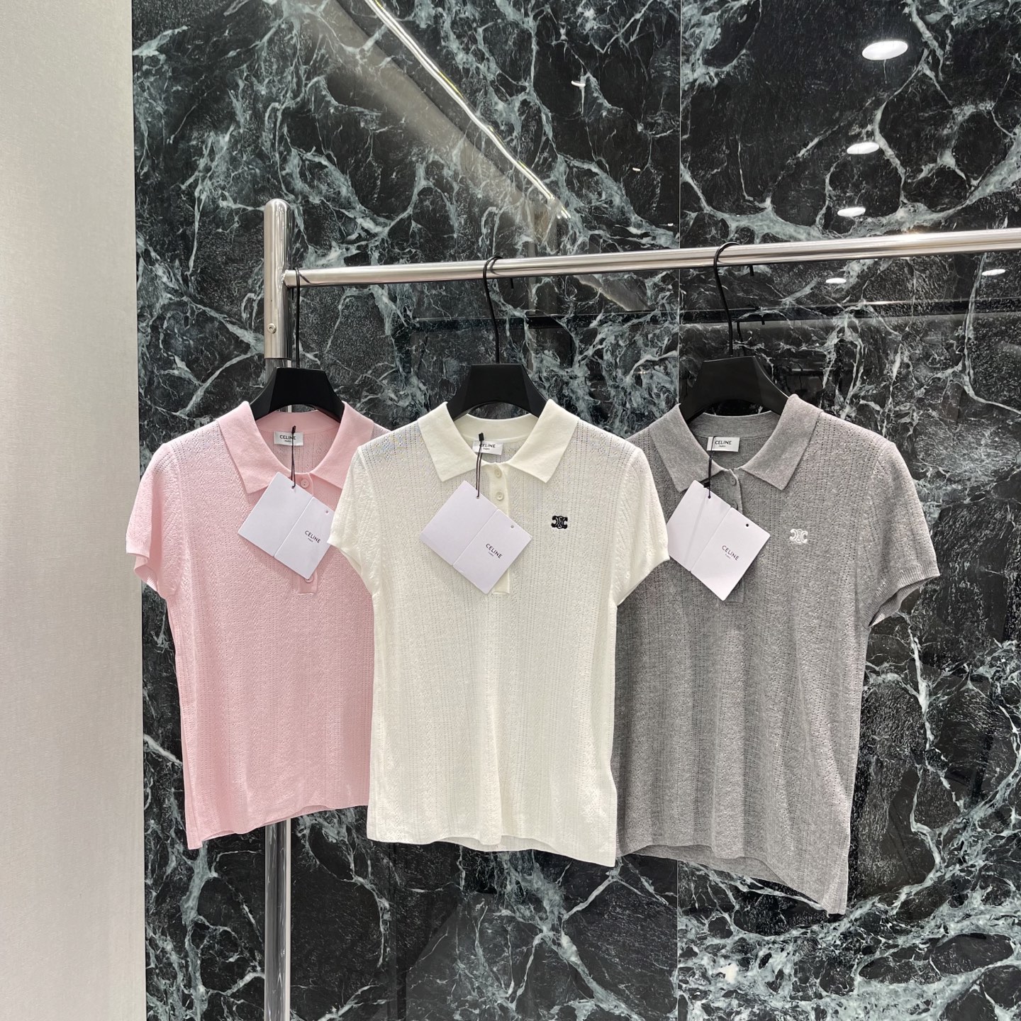 CE 26夏季新款 针织Polo衫 经典Polo领+刺绣Logo 低调又有辨识度 正肩短袖设计 修饰肩部