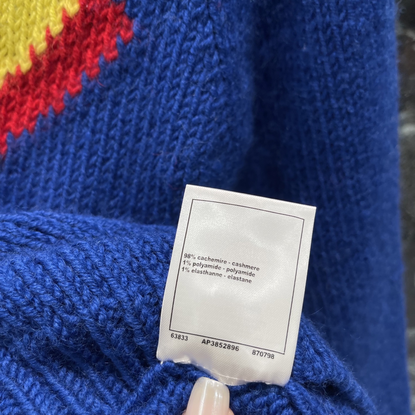 小香 26早秋新款 超人毛衣 98%羊绒，柔软又保暖 秋冬穿超舒服!克莱因蓝配色+超人盾牌双 C提花 俏
