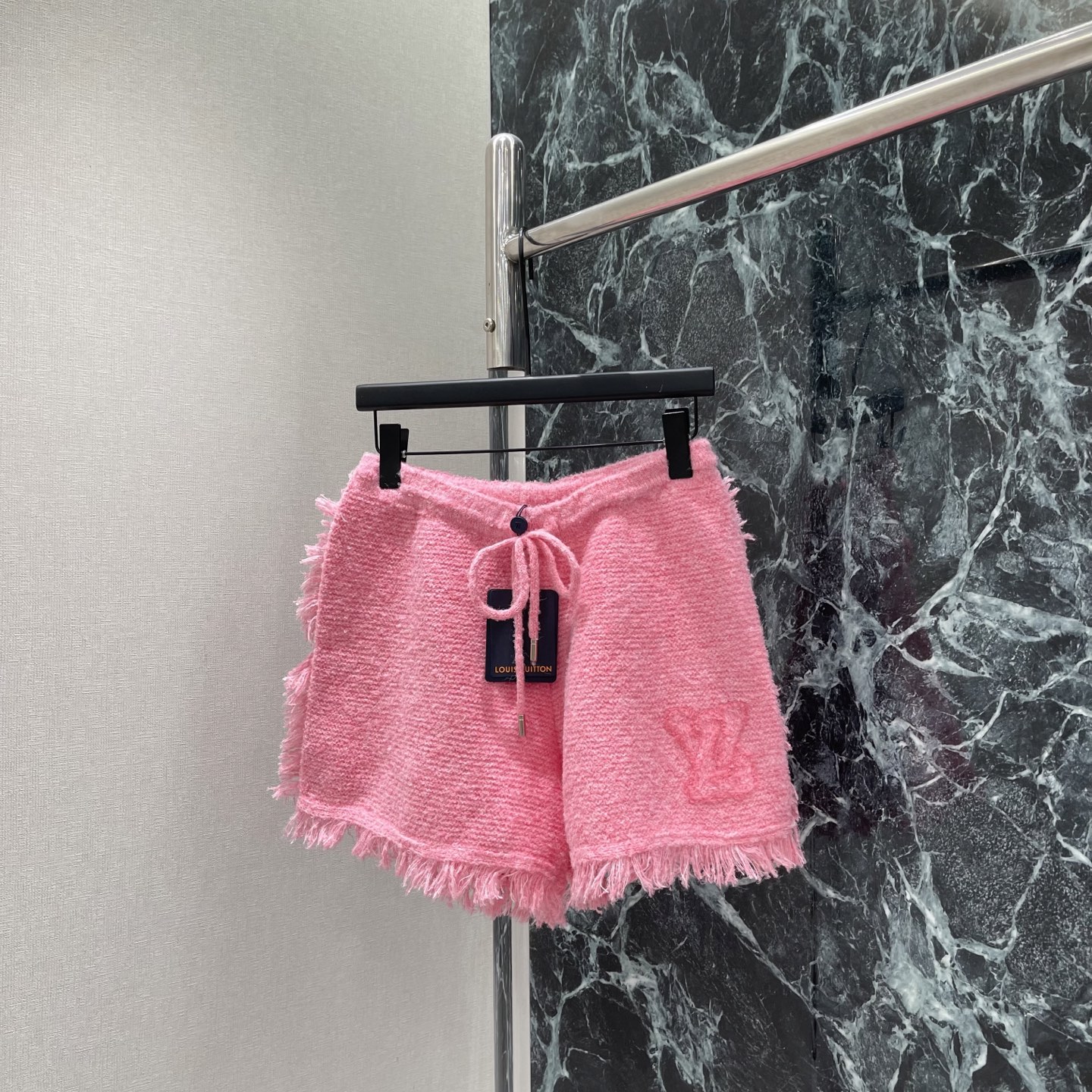 Louis Vuitton Pink Textured Shorts