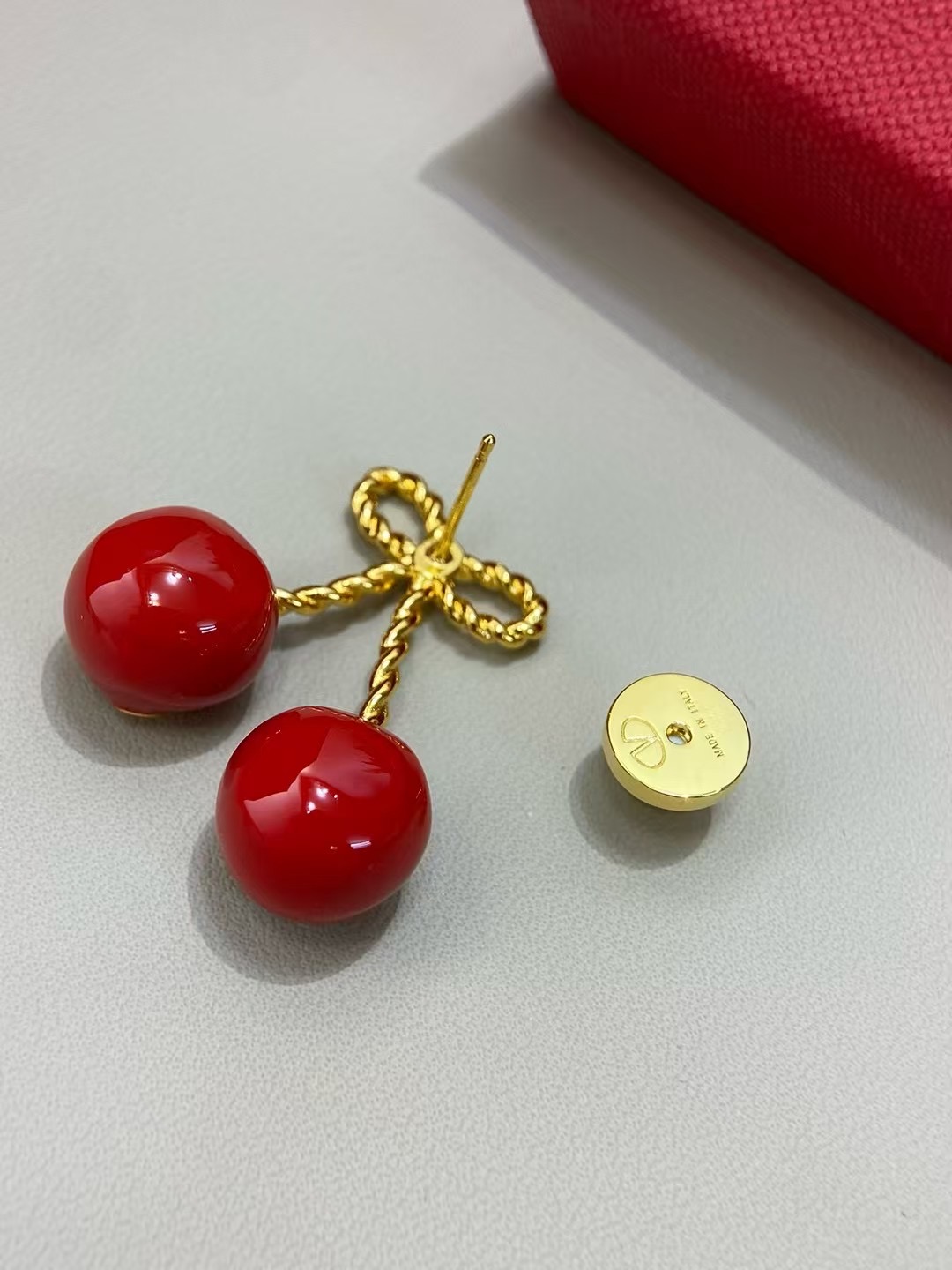 발렌티노 벚꽃 에나멜 귀걸이 63704 이미지 6
