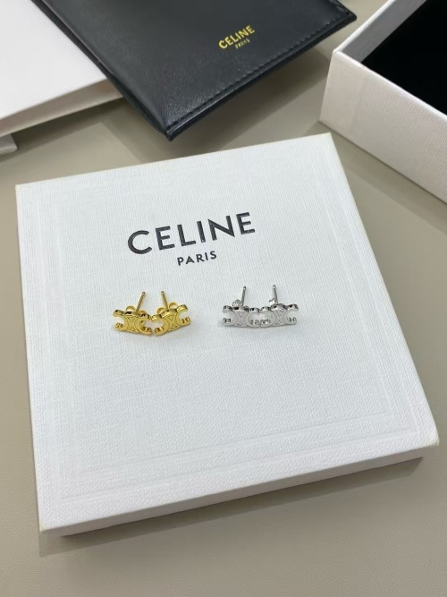 Celine Triomphe Stud Earrings, Iconic Design, Chic Style, Daily Accessories 1 Celine Triomphe Stud Earrings, Iconic Design, Chic Style, Daily Accessories