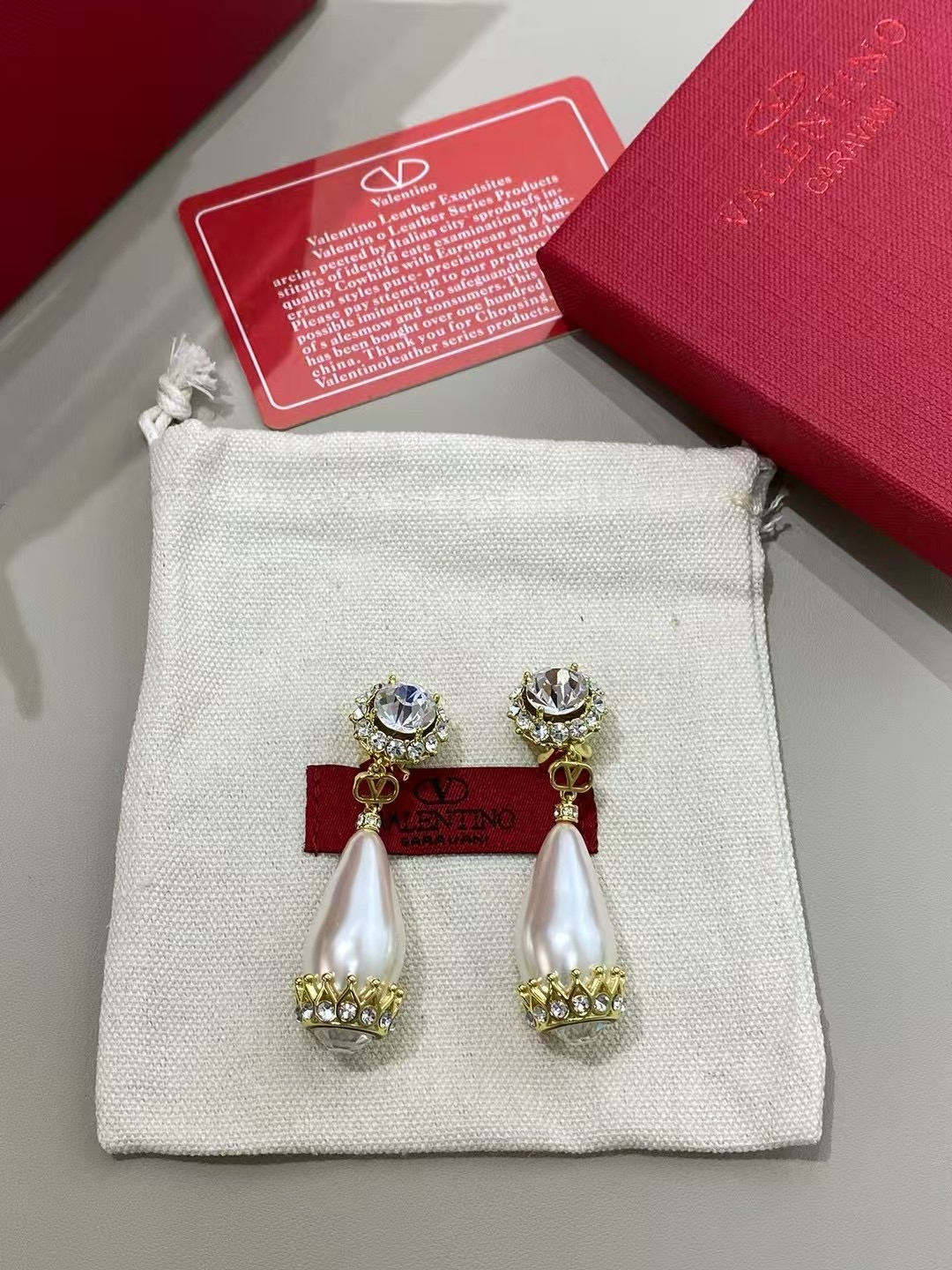 발렌티노 귀걸이 63698