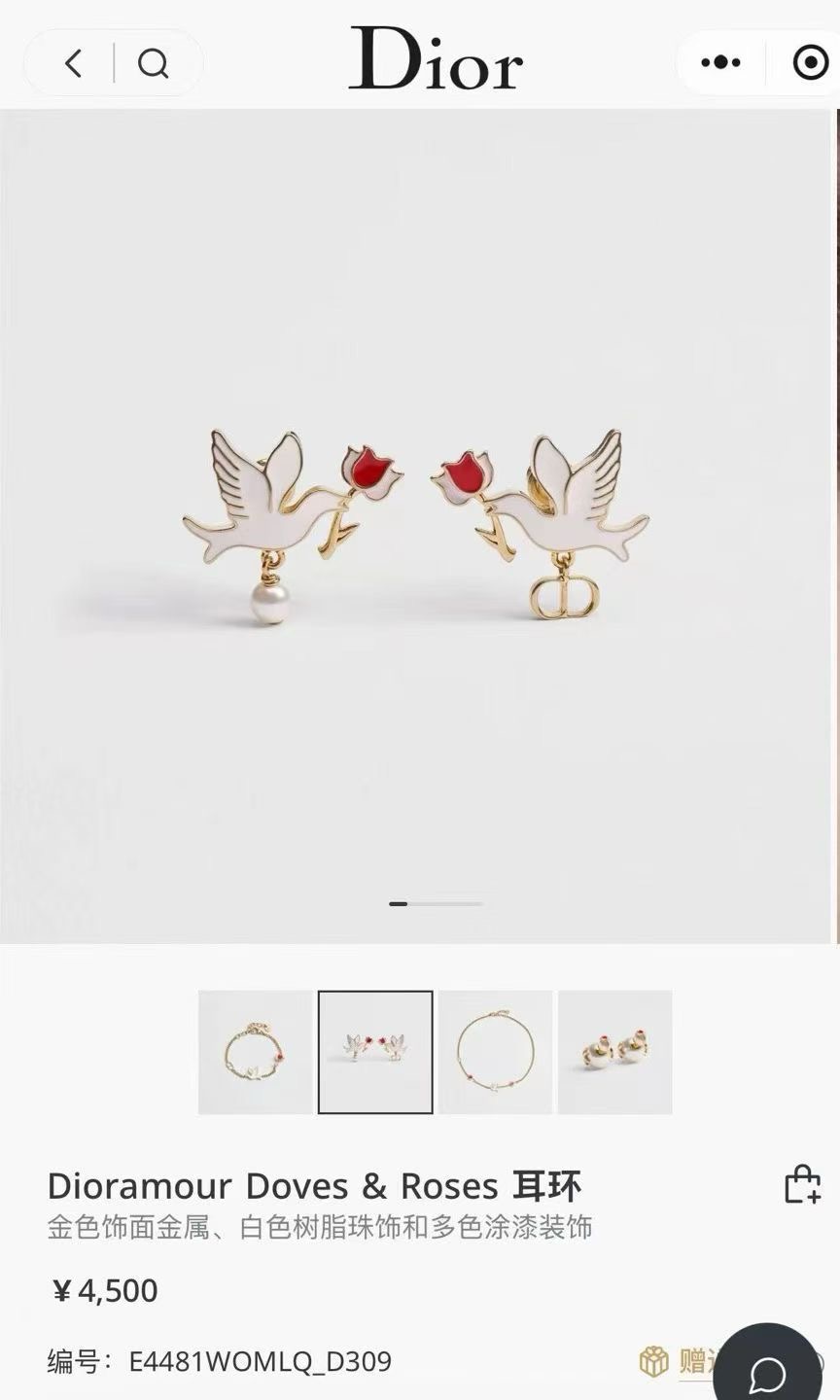 디올 귀걸이 135214 Dior Earrings