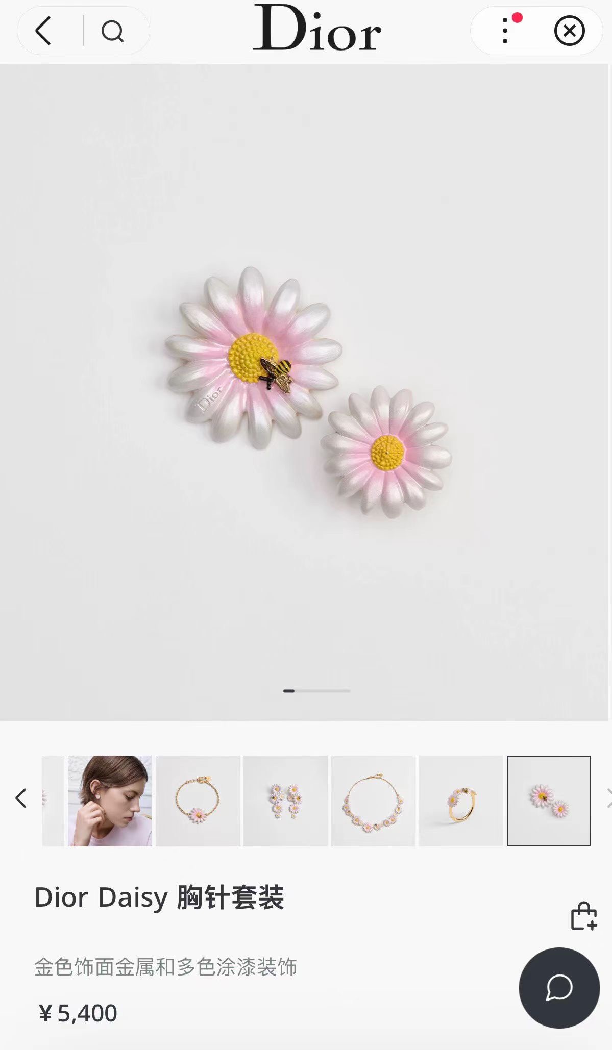 디올 귀걸이 135216 Dior Earrings