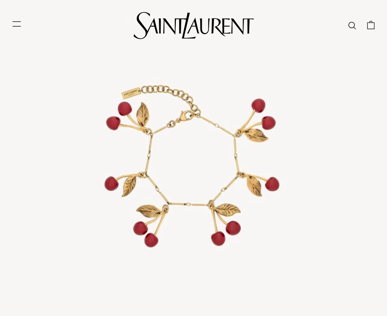 NO:816170,88230 [New Product Sharing] YS L Retro Red Cherry Bracelet. The sugar content exceeds the standard. It is playful and cute and dances on the wrist. The retro gold brass leaves are matched with red colored glass. You can produce pictures at any time, and beauty is a piece of cake!  ,,bracelet,Cardia high-end jewelry1986090988230【新品分享】 YS L 复古红色樱桃手链 糖分超标,俏皮可爱跃动于腕间,复古金黄铜叶子搭配红色琉璃.让你随时出片,美的易如反掌！,,bracelet,卡迪亚高端饰品,Jewelry
