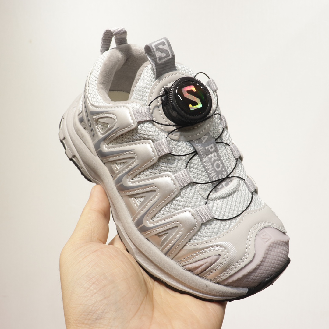 3D Spin Buttons: Salomon XA Pro 3D Rotating Button Reds for Kids’ Outdoor Running. - 图片 3