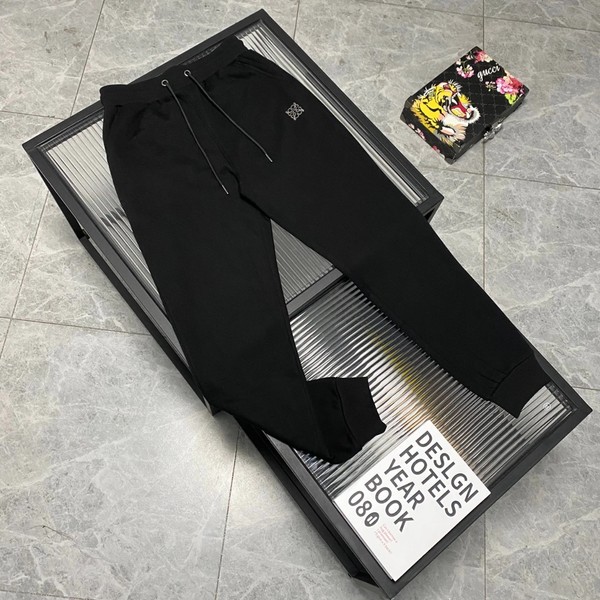 Loewe Clothing Pants & Trousers Best Designer Replica Black Unisex Cotton Winter Collection Casual