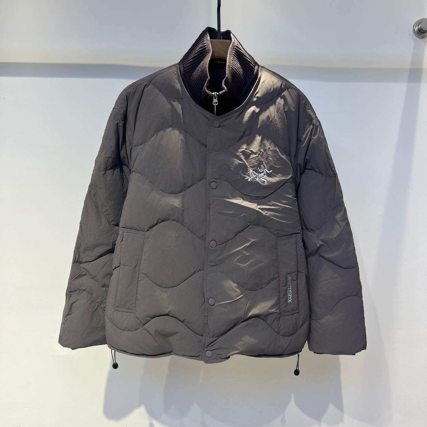 羽绒服 鸟 2025冬季新款羽绒服 加厚冬季保暖神器 走秀款 最近图案搭配假两件设计 简单百搭经典 细节