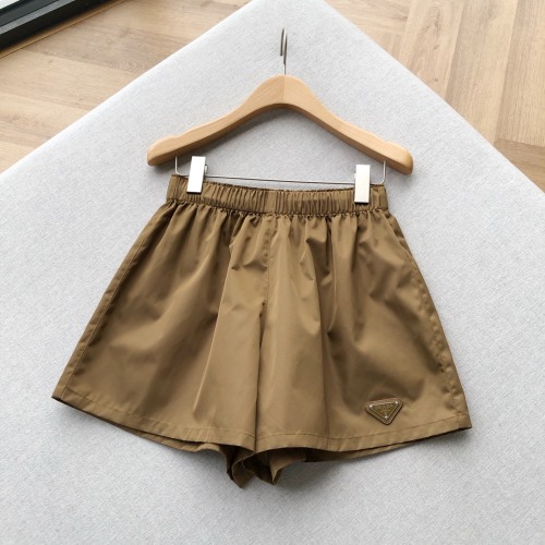 Women's High-Waisted Re-Nylon Shorts with Logo, Comfortable and Stylish