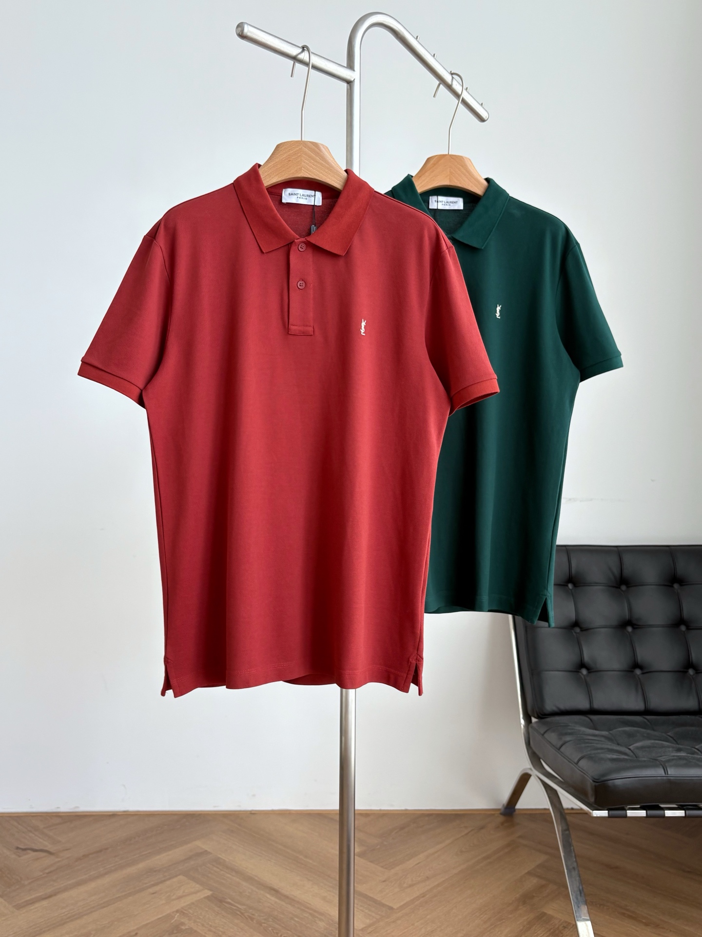 Saint Laurent Small Logo Polo Shirt