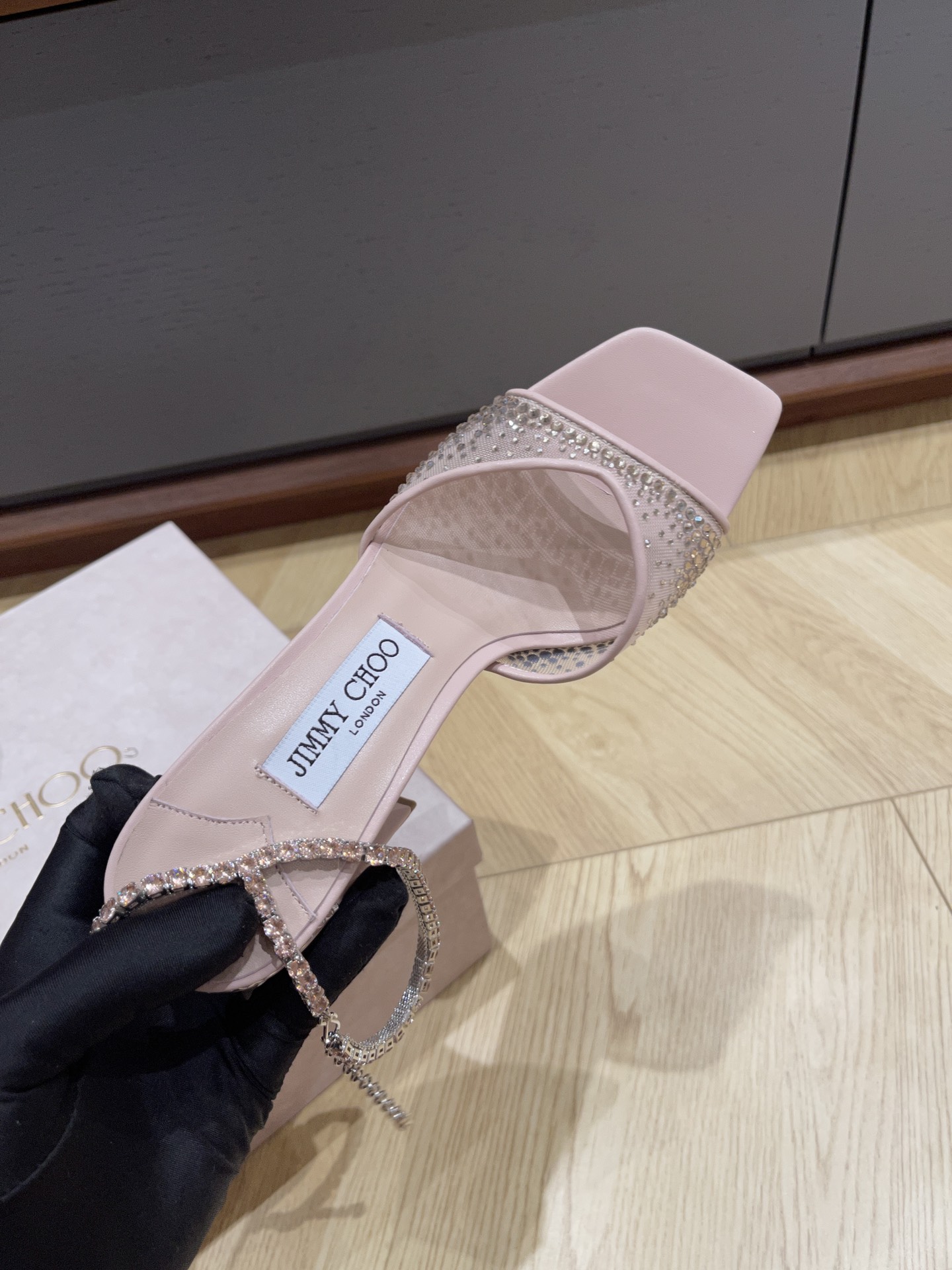 지미추 다이아몬드 장식 샌들 8062 이미지 7