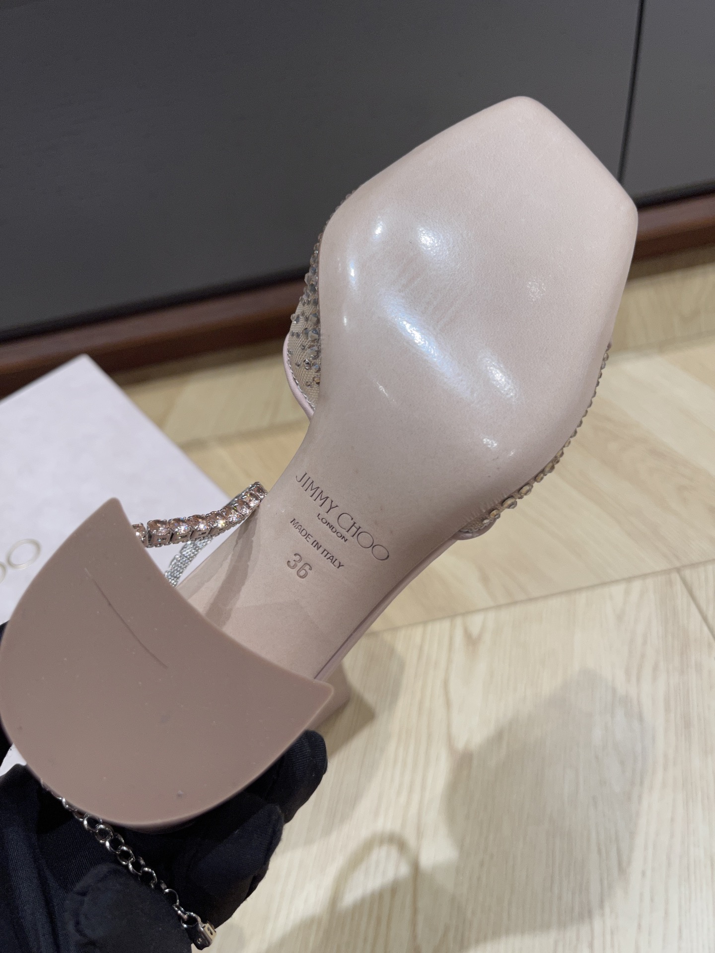 지미추 다이아몬드 장식 샌들 8062 이미지 9