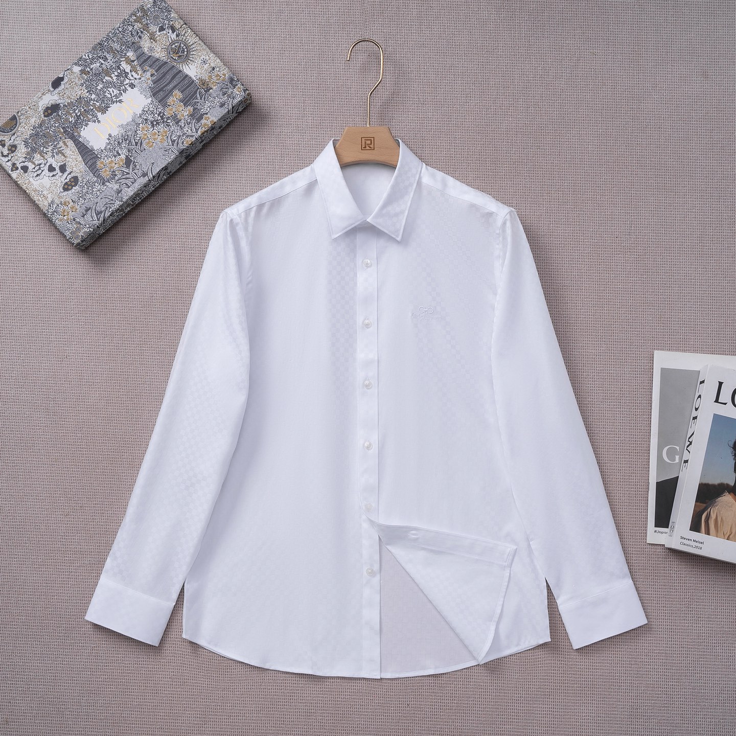 【新品上市】Salvator*Fer*agamo/菲拉26春夏商务休闲经典款长袖衬衫！高端的时尚美学设计