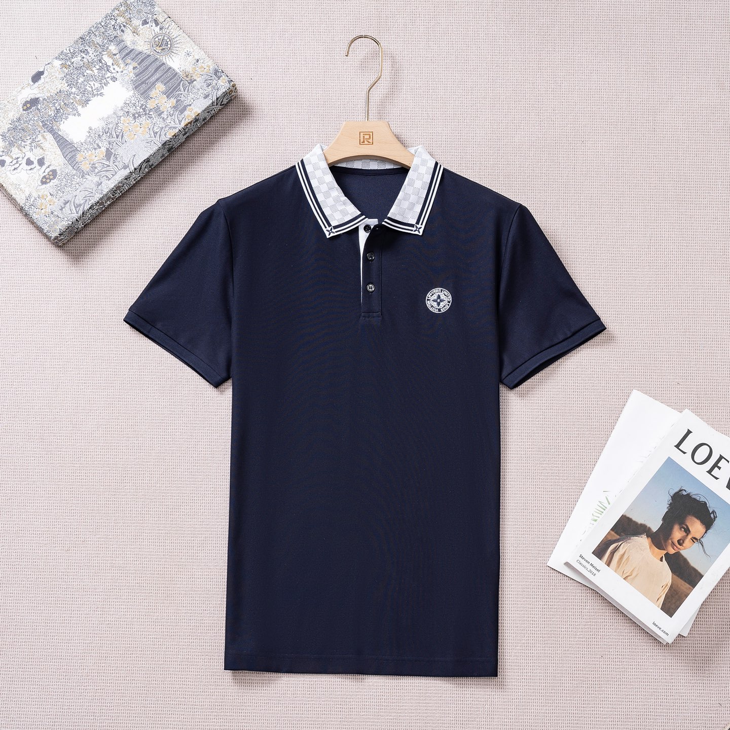【新品上市】驴家26春夏时装款短袖丝光珠地棉马球POLO衫！甄选高级进口成衣定织珠地面料，老牌工坊成衣工