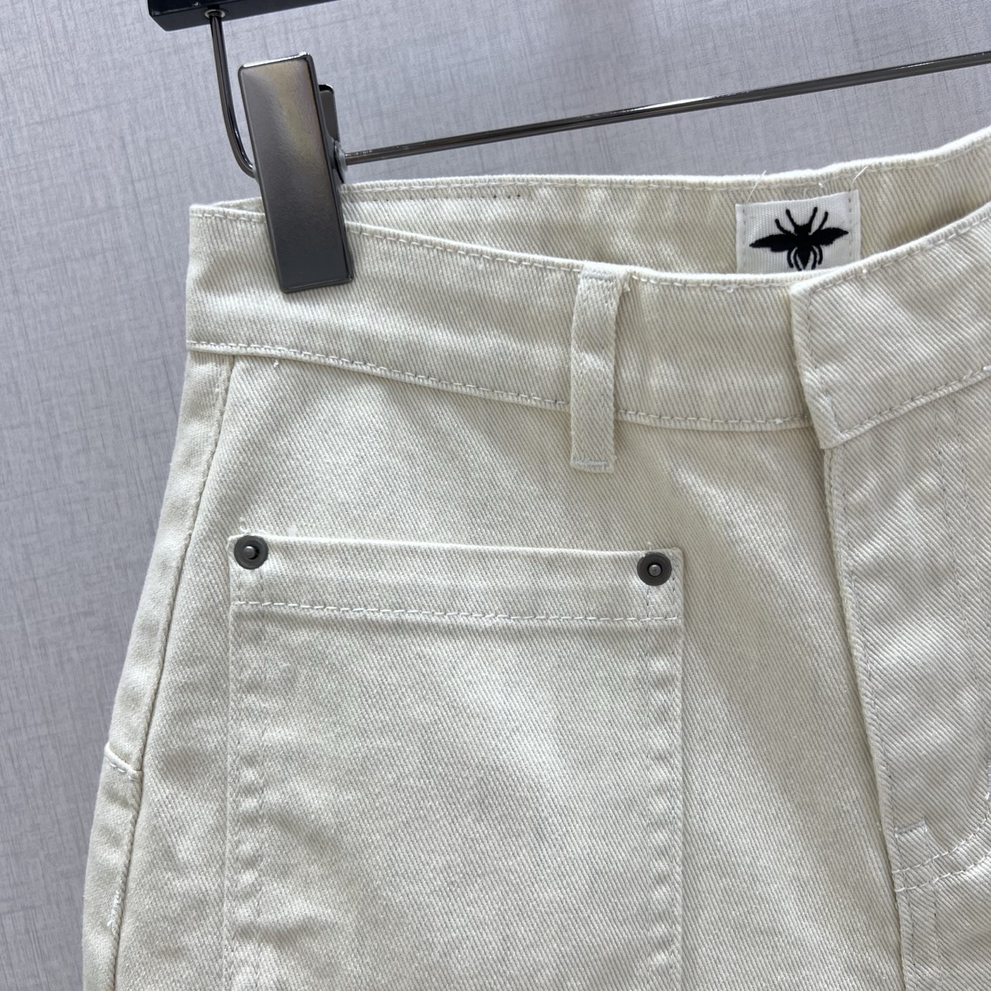 Dior 2025 Spring/Summer Apricot Hem Printed Rolled Edge Denim Shorts 3 i1745082918130 3534 0 1