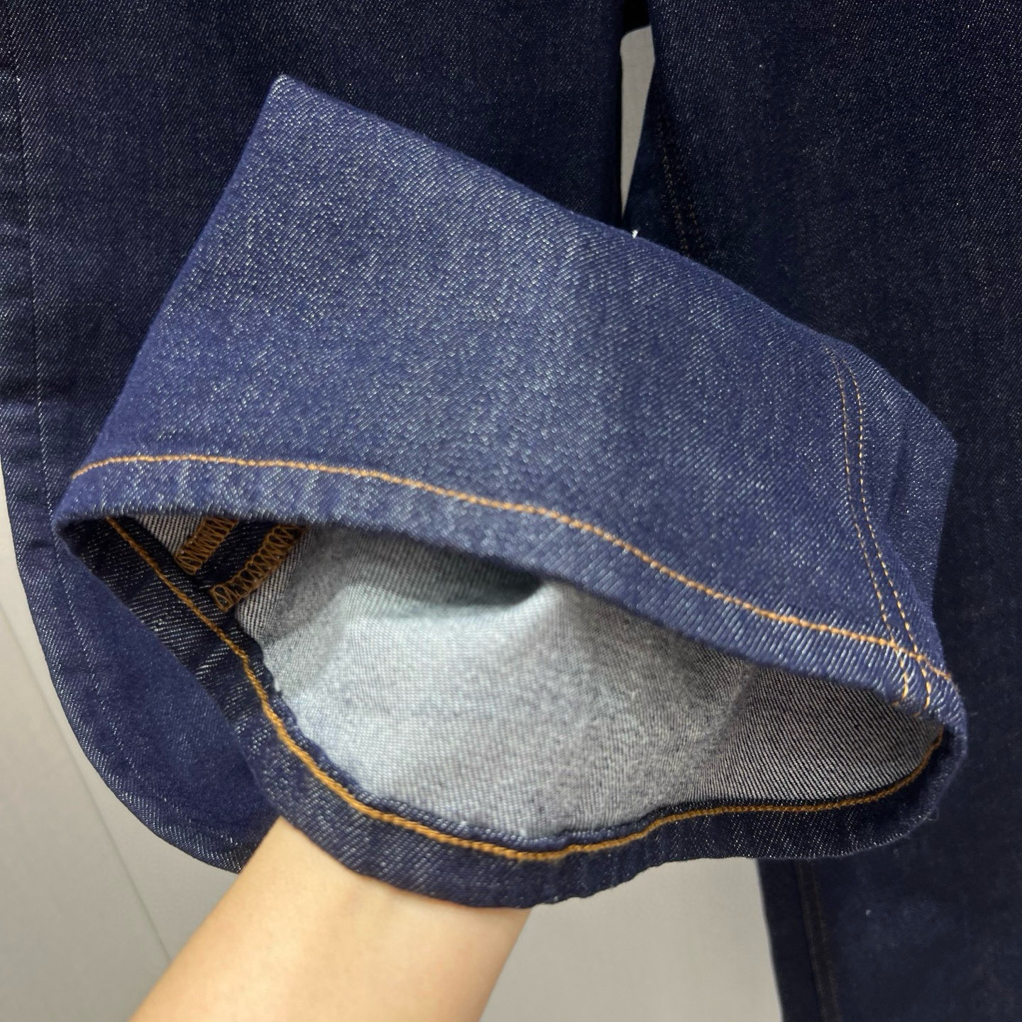 Classic Wide Leg Straight Jeans with Logo, Comfortable Mid-High Waist - Mi 2025 8 i1746017010755 6971 0 6