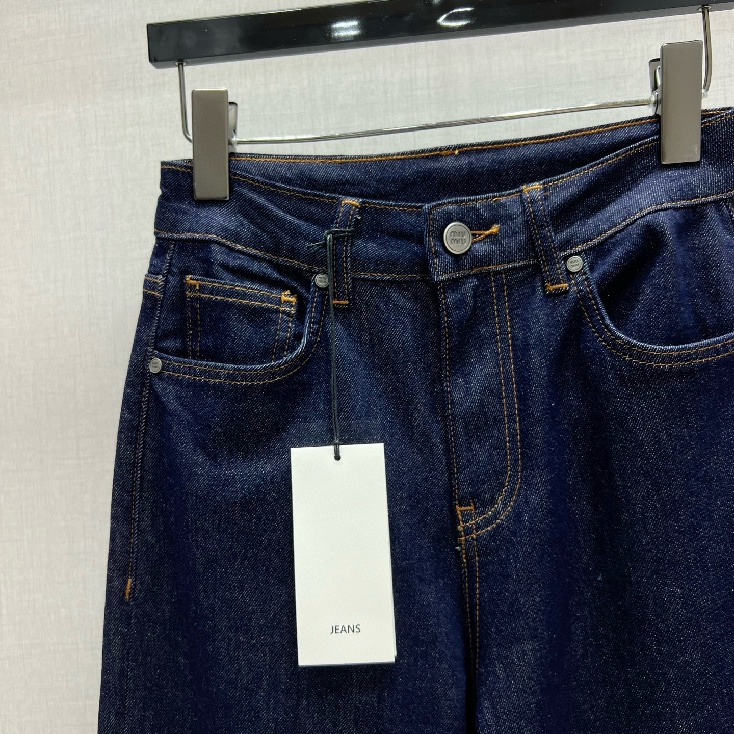 Classic Wide Leg Straight Jeans with Logo, Comfortable Mid-High Waist - Mi 2025 4 i1746017012298 2756 0 2