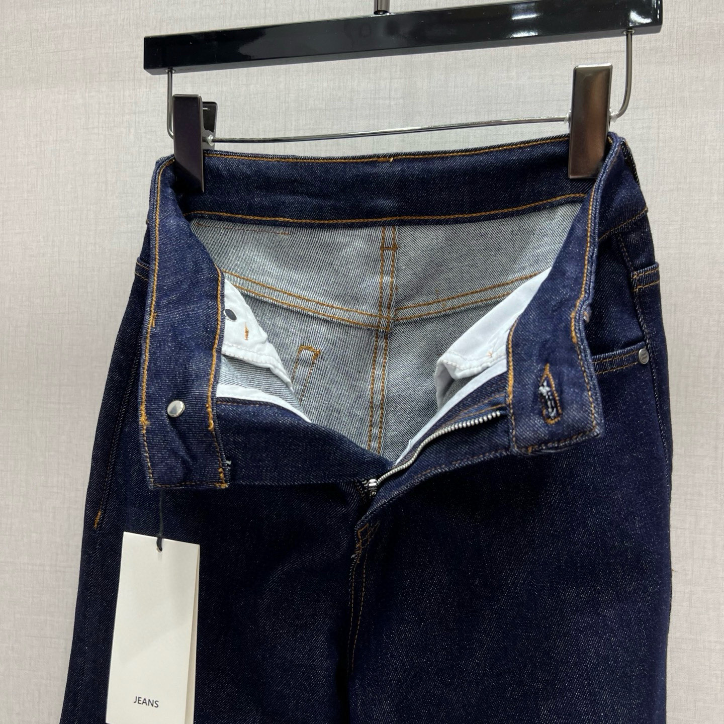Classic Wide Leg Straight Jeans with Logo, Comfortable Mid-High Waist - Mi 2025 3 i1746017012320 9904 0 1