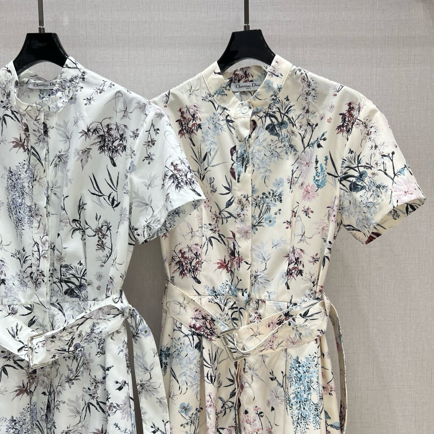 DIO 2025 Spring/Summer Printed Short Sleeve Dress - Elegant & Luxurious 3 i1746896998342 7442 0 1