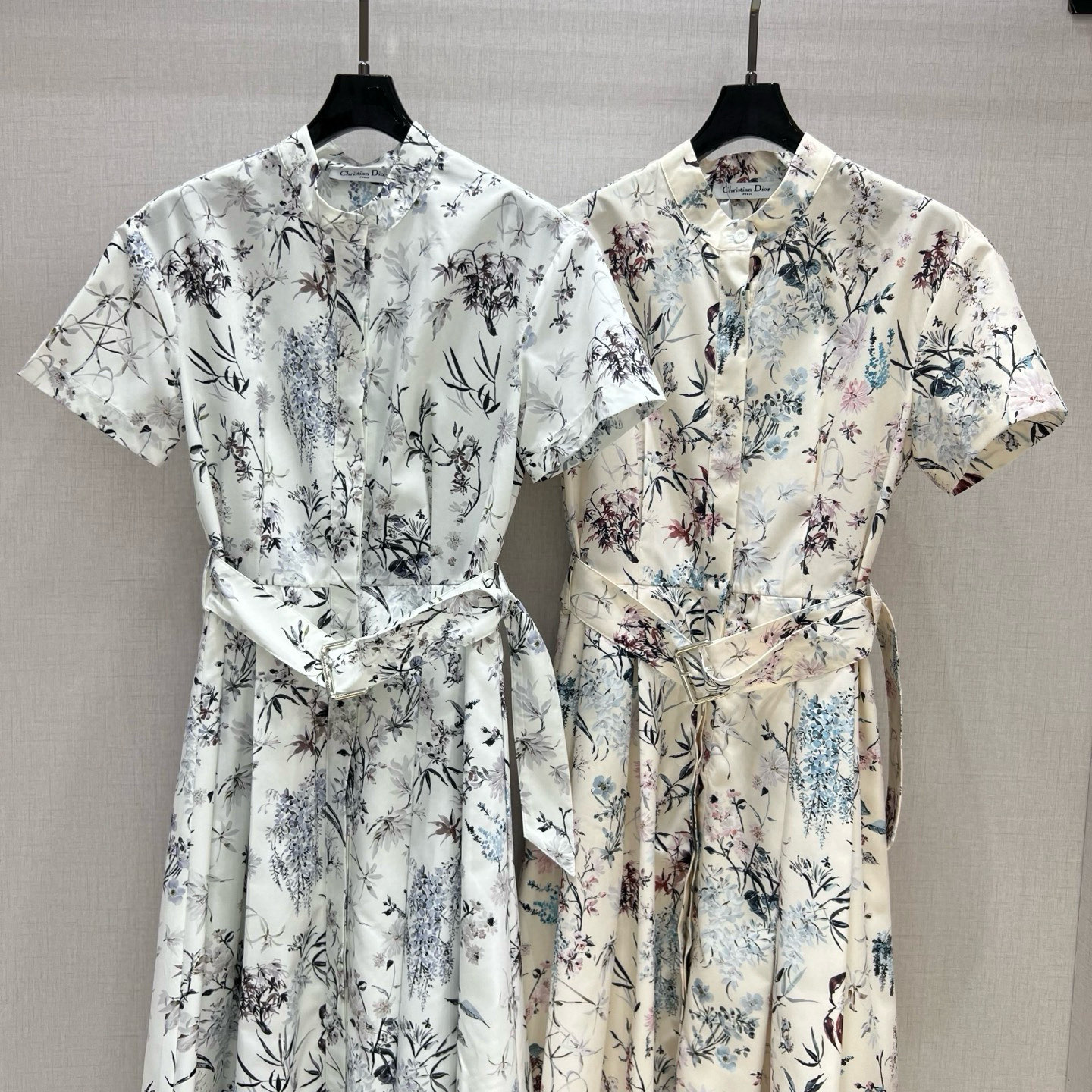 DIO 2025 Spring/Summer Printed Short Sleeve Dress - Elegant & Luxurious 4 i1746896998367 9546 0 2