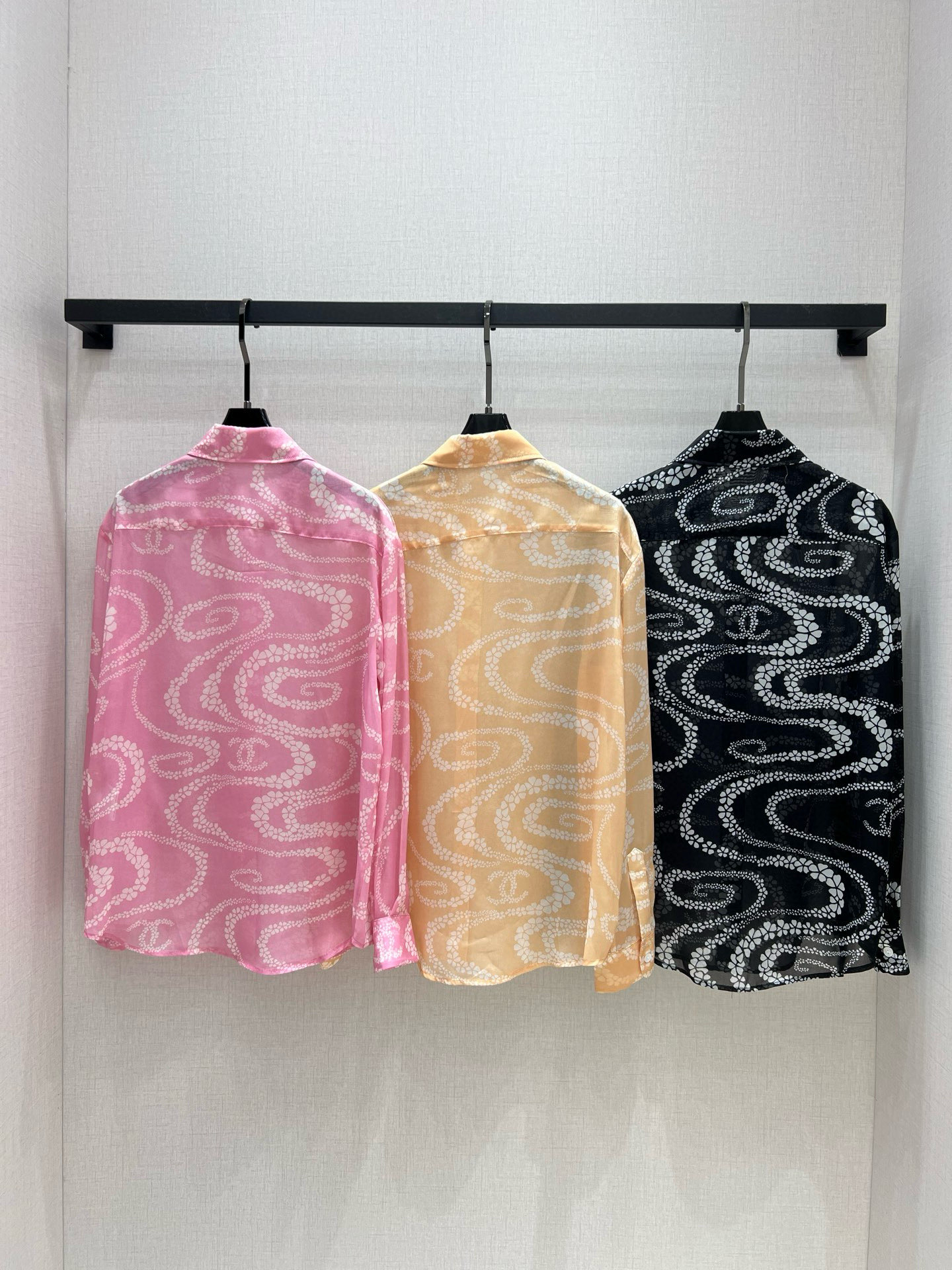 CHA 2025 Spring/Summer Silk Shirt - Floral Print, Long Sleeve, Comfortable Fit 8 i1747158370632 3677 0 6