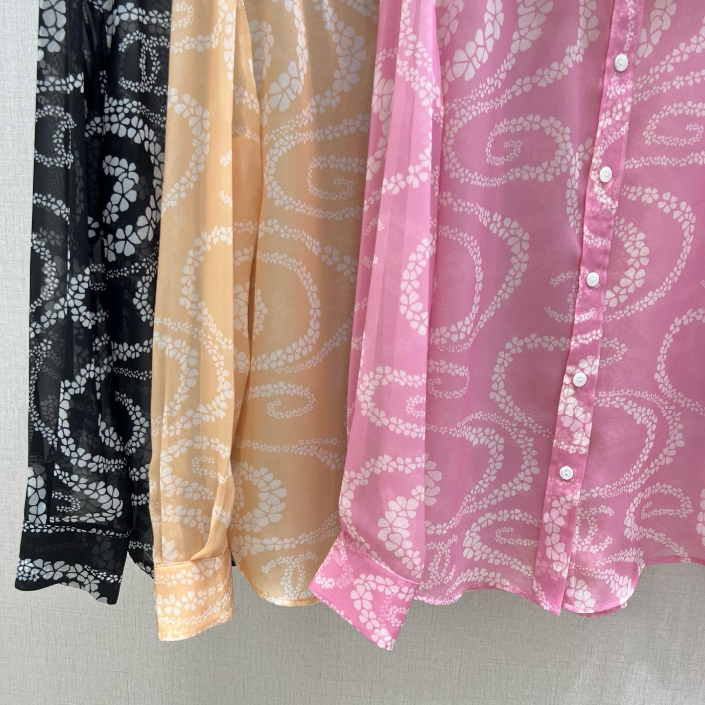 CHA 2025 Spring/Summer Silk Shirt - Floral Print, Long Sleeve, Comfortable Fit 5 i1747158371224 6304 0 3
