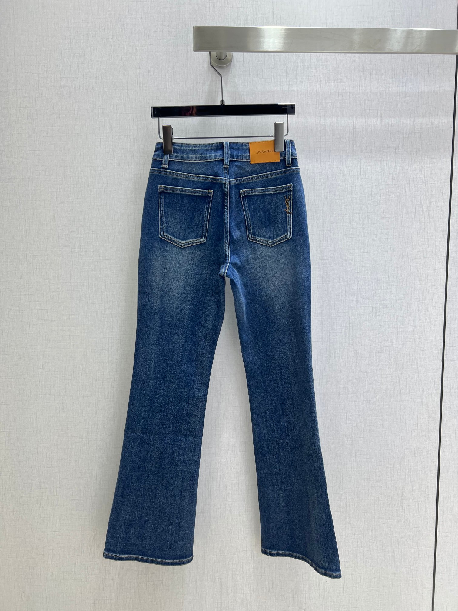 Yves Saint Laurent Women's Retro Flared Jeans - High-Waisted, Stretch Denim 9 a1759998911566 8000