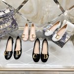 Dior Flat Shoes Single Layer Shoes Fall/Winter Collection Casual