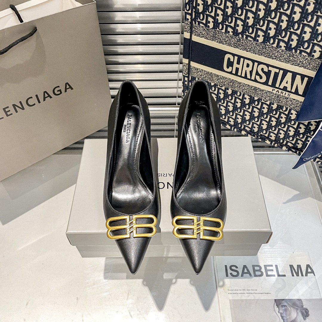 Balenciaga Haute Couture Classic Luxury Leather Shoe Ref