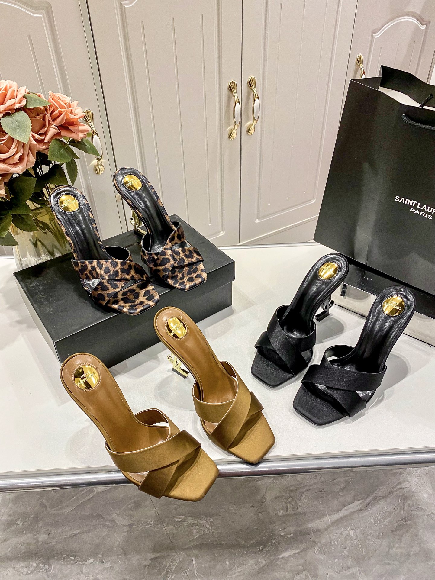 圣罗兰 Saint Laurent 高定典藏经典高奢皮鞋男鞋女鞋鞋履高跟鞋 #E7A12B52 9