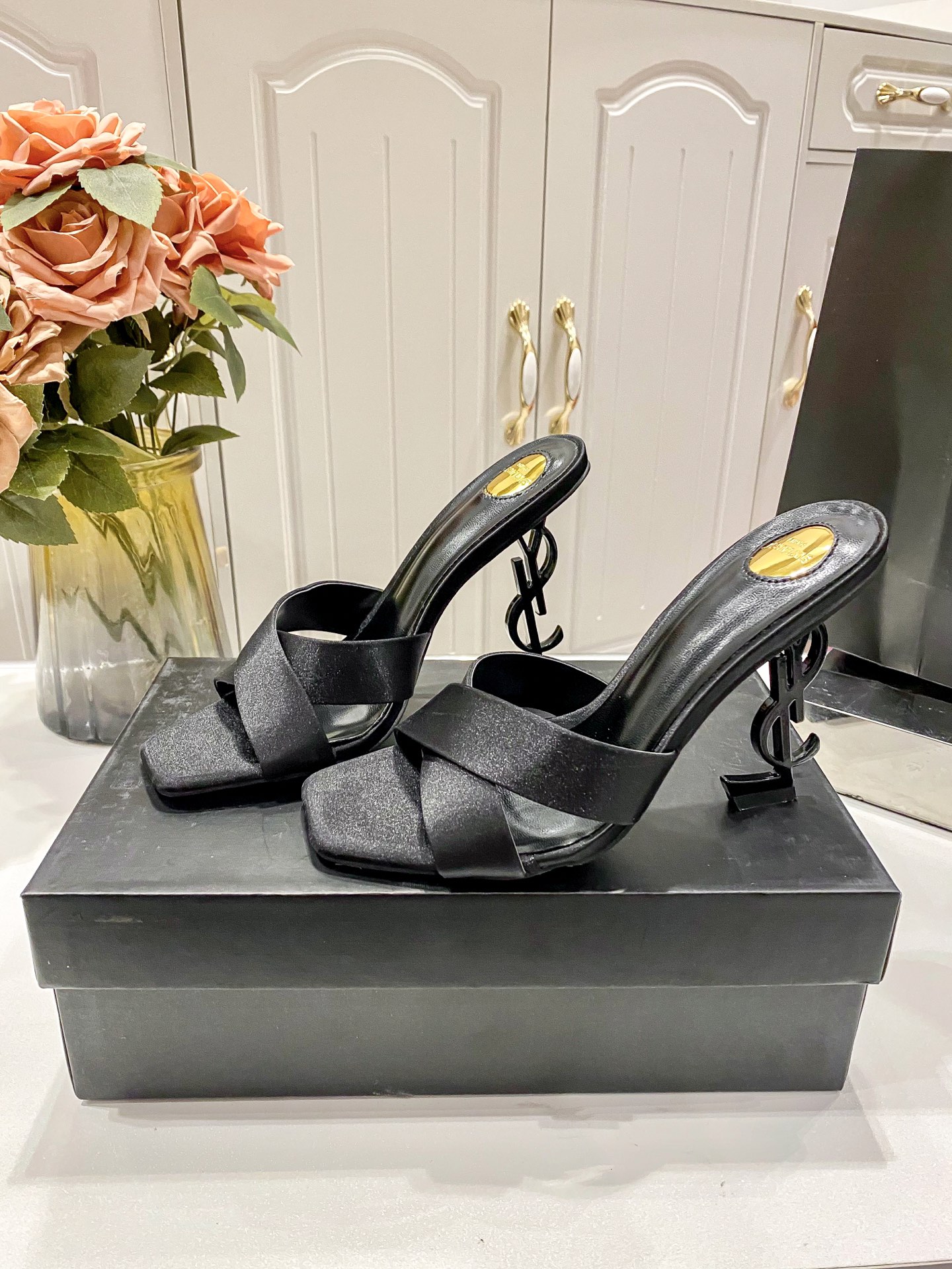 圣罗兰 Saint Laurent 高定典藏经典高奢皮鞋男鞋女鞋鞋履高跟鞋 #E7A12B52 4