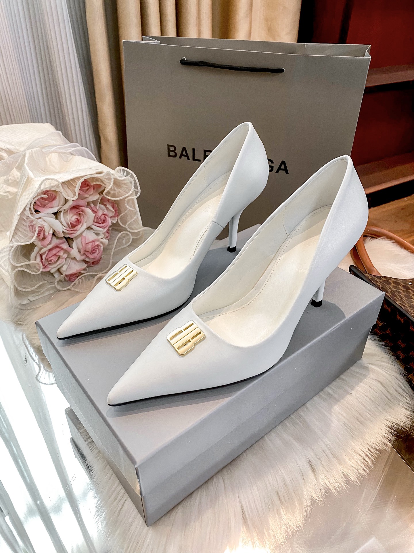 巴黎世家 Balenciaga 高定典藏经典高奢皮鞋男鞋女鞋鞋履高跟鞋 #214FD512 4